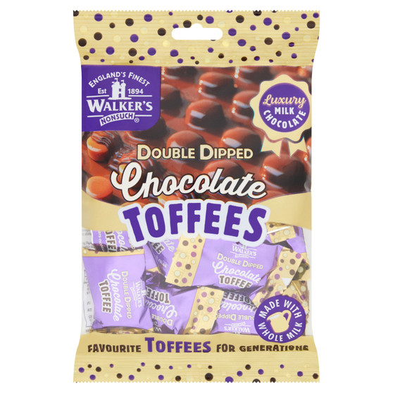 Walkers Double Dipped Toffees 135g