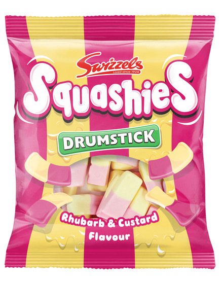 Squashies Rhubarb & Custard 140g