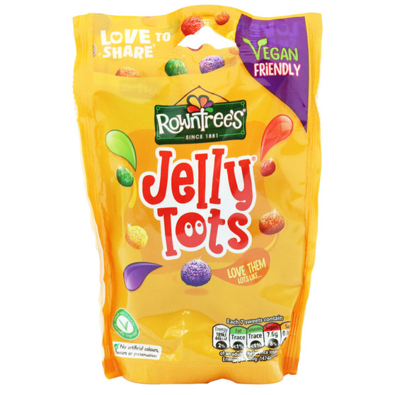 Rowntrees Jelly Tots Pouch Bag 150g