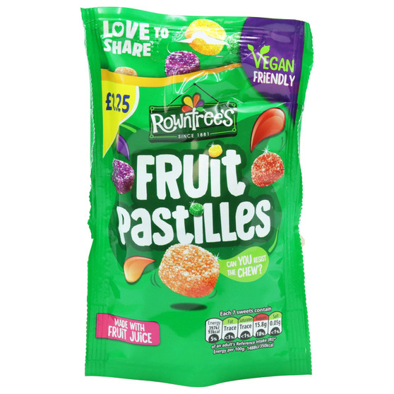 Rowntrees Fruit Pastilles 114g