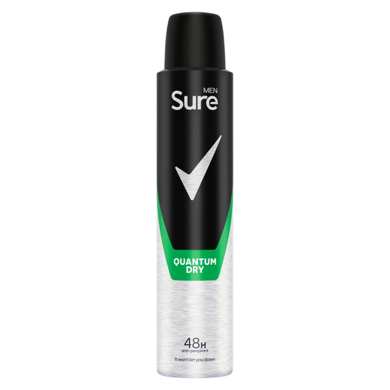 Sure Men Antiperspirant Quantum Dry 200ml