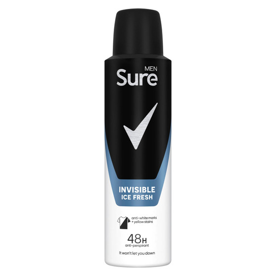Sure Men Antiperspirant Invisible Ice 150ml