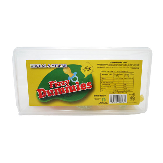 Kendal & Miller Fizzy Dummies 170g