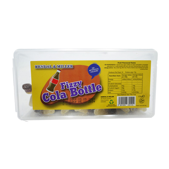 Kendal & Miller Fizzy Cola Bottles 170g