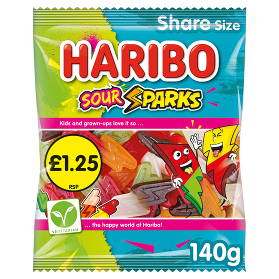 Haribo Sour Sparks 140g