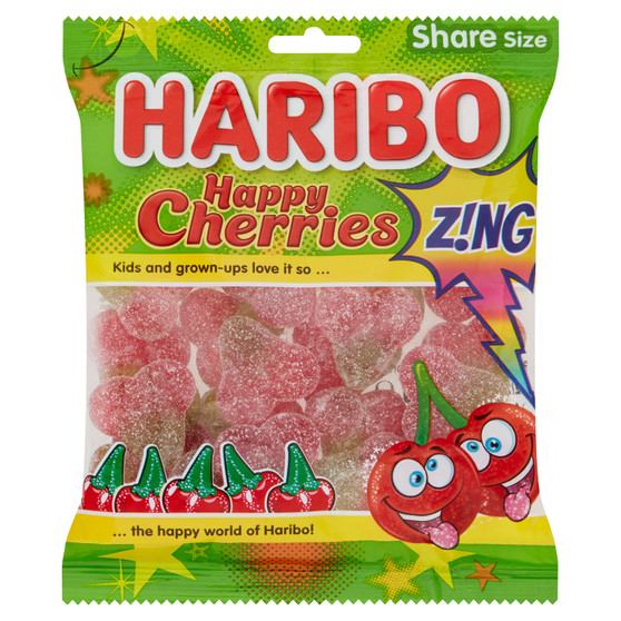 Haribo Happy Cherries Zing 160g