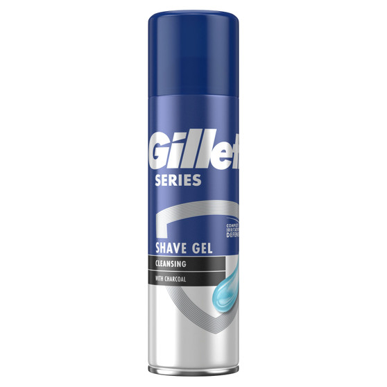 Gillette Series Shaving Gel Cleansing With Charcoal 200ml