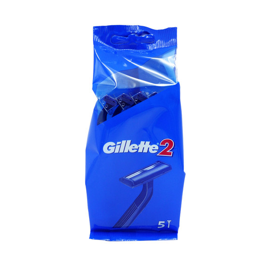 Gillette 2 Razor Disposable 5 Pack