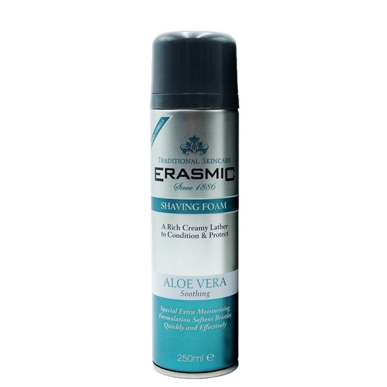 Erasmic Shave Foam Aloe Vera 250ml