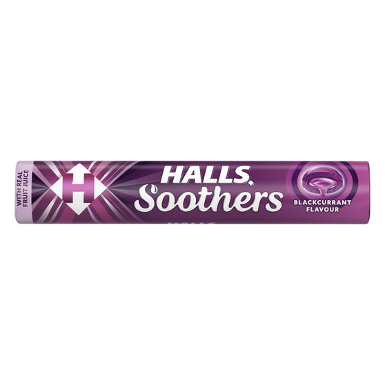 Halls Soothers Blackcurrant Juice Sweets 45g