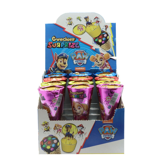 Crunchiez Paw Patrol Surprise Cone 25g