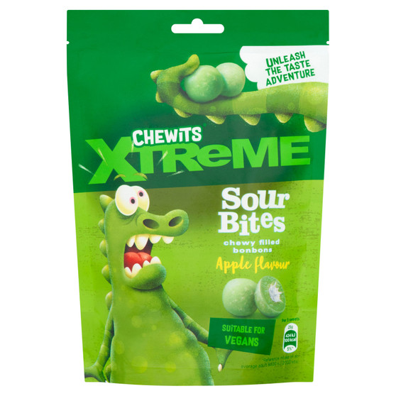 Chewits Juicy Bites Pouch Xtreme Sour 115g
