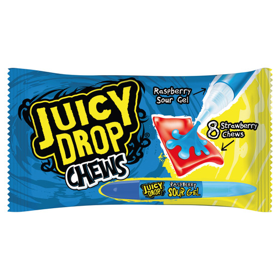 Bazooka Juicy Drop Chews Raspberry/Strawberry 67g