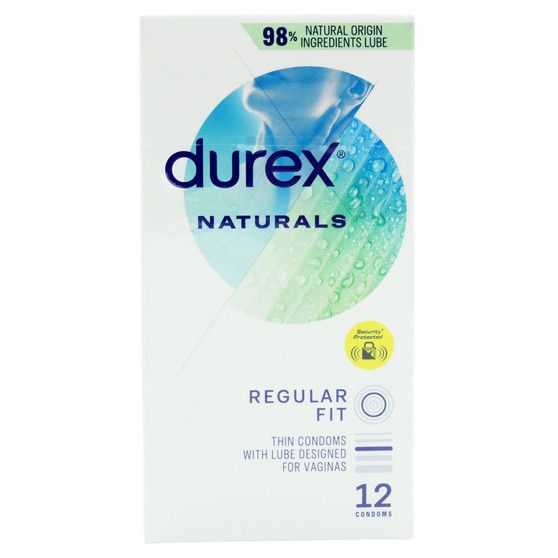 Durex Condoms Naturals 12 Pack