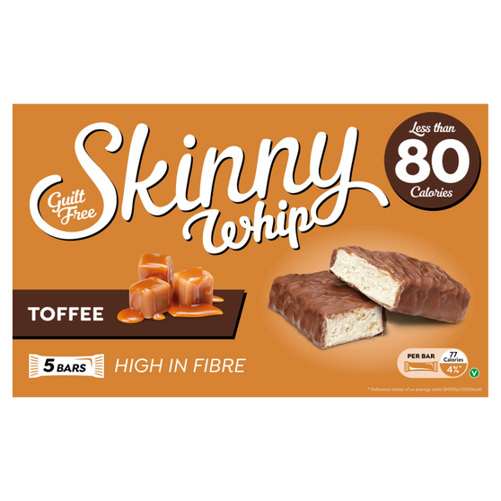 Skinny Whip Toffee 100g 5 Pack