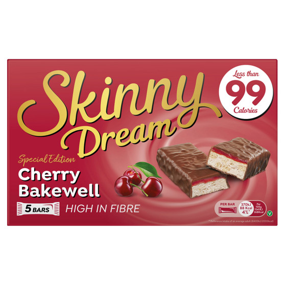 Skinny Dream Cherry Bakewell 100g 5 Pack