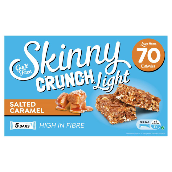 Skinny Crunch Light Salted Caramel 95g 5 Pack