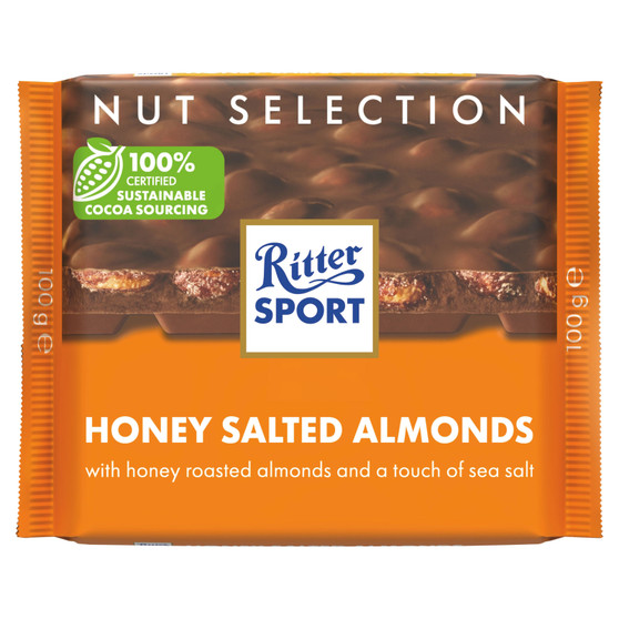 Ritter Sport Honey Salt Almonds 100g