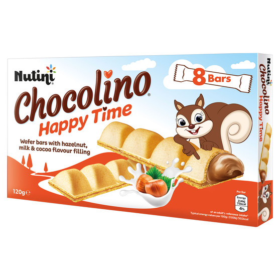Nutini Choco Happy Time Bars 120g 3 Pack