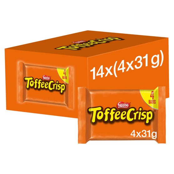 Nestle Toffeecrisp 124g 4 Pack