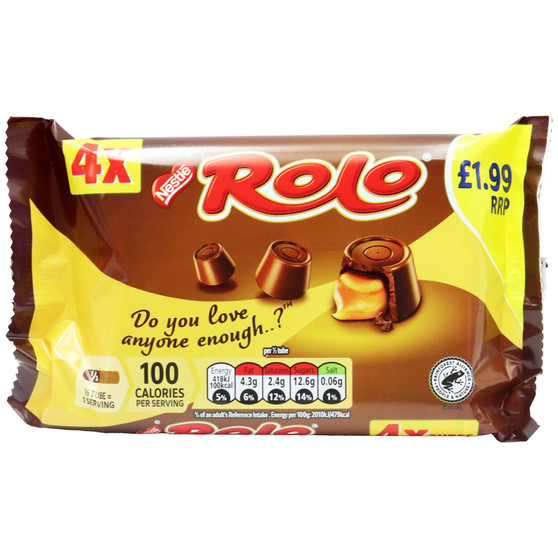 Nestle Rolo 166.4g 4 Pack