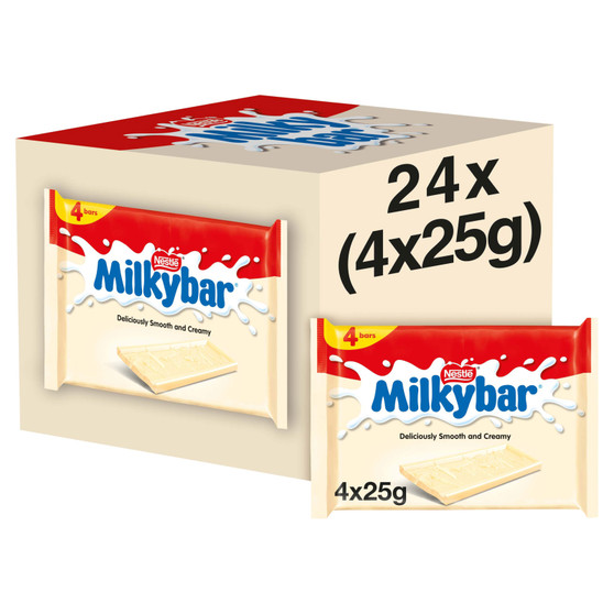 Nestle Milkybar Medium 100g 4 Pack