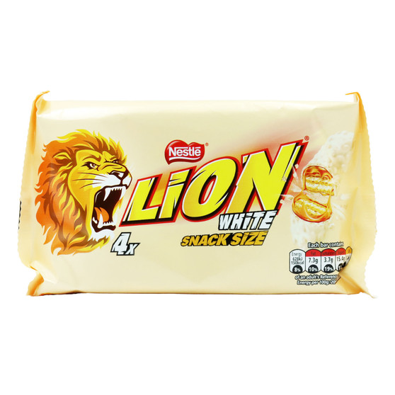 Nestle Lion White Bar 120g 4 Pack