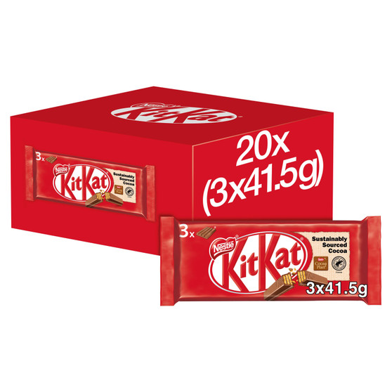 Nestle Kit Kat 4 Finger 124.5g 3 Pack