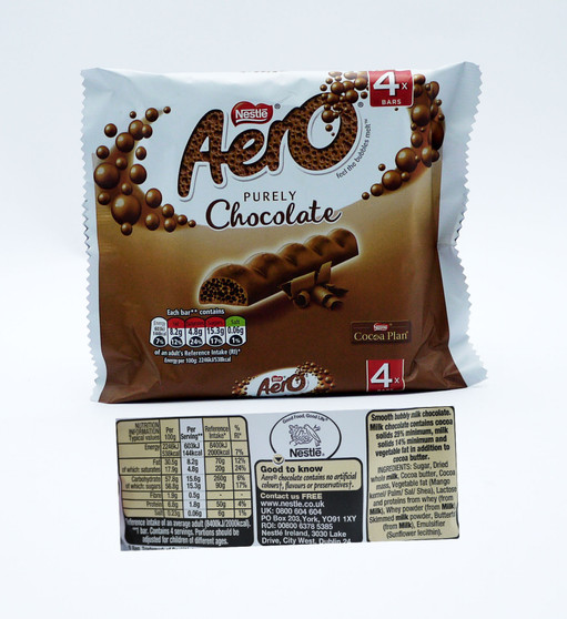 Nestle Aero Bubble Bar Milk 108g 4 Pack