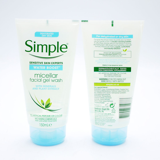 Simple Face Wash Micellar Water 150ml