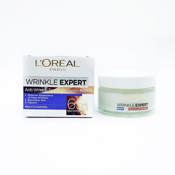 L'Oreal Wrinkle Expert Night Pot 65+ 50ml