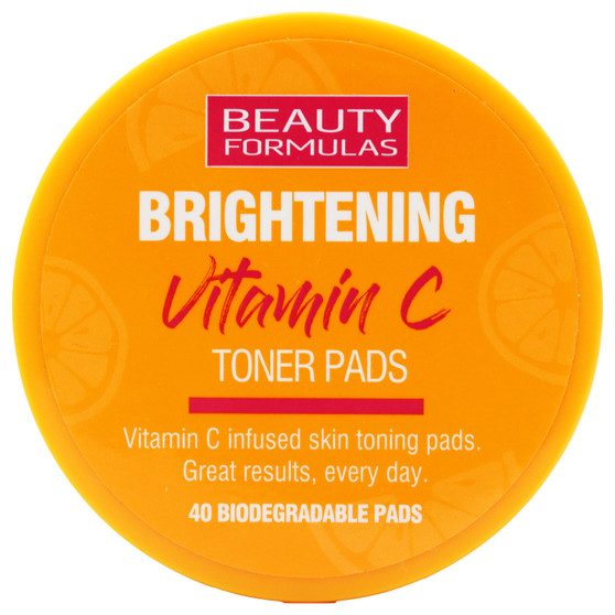 Beauty Formulas Vitamin C Toner Pads 40 Pads