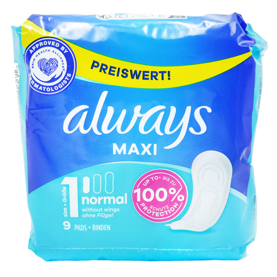 Always Classic Maxi Normal 9 Pack