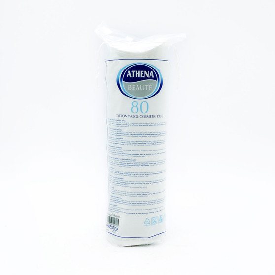 Athena Cotton Cosmetic Pads 80 Pack