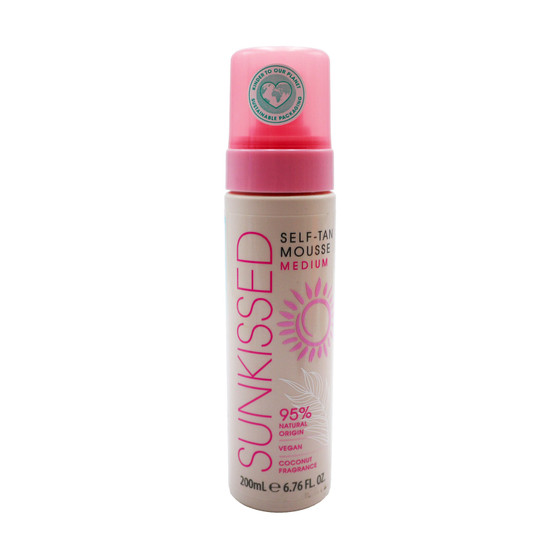 Sunkissed Mousse Self Tan Medium 200ml
