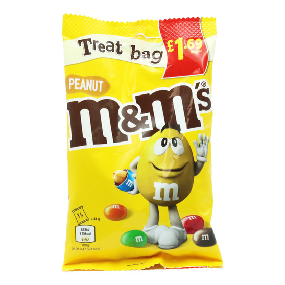 M & M's Peanut Treat Bag 85g