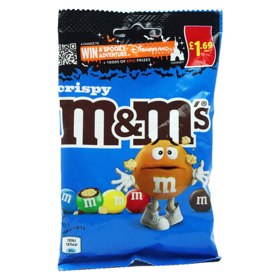 M & M's Crispy Treat Bag 77g