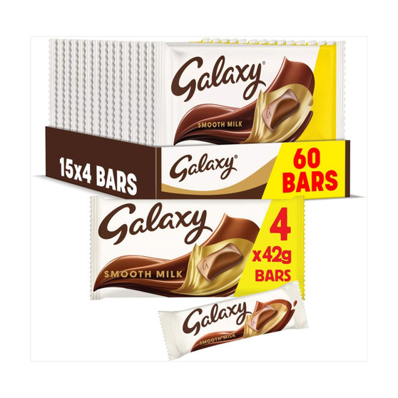 Galaxy Milk 42g  4 Pack