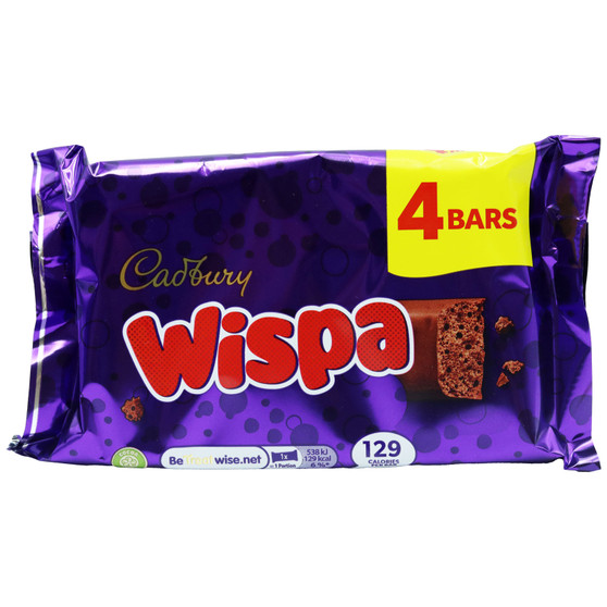 Cadbury Wispa 98.4g 4 Pack Multipack