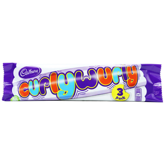 Cadbury Curly Wurly 21.5g 3 Pack