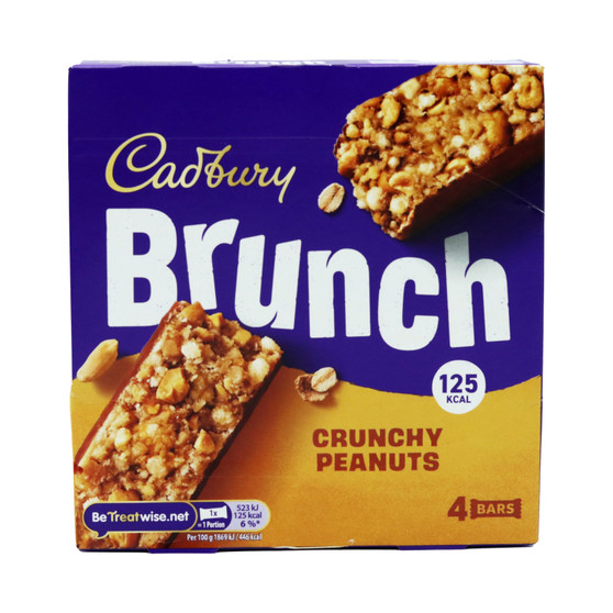Cadbury Brunch Bar Peanut 112g 4 Pack