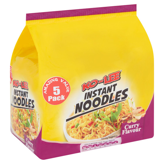 Ko-lee Noodles Curry 70g 5 Pack