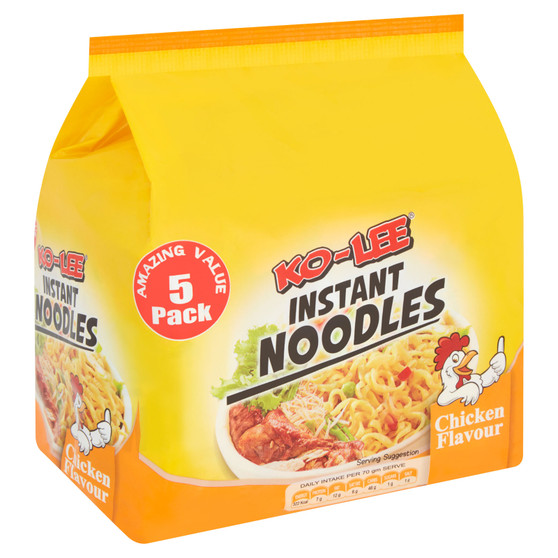 Ko-lee Noodles Chicken 70g 5 Pack