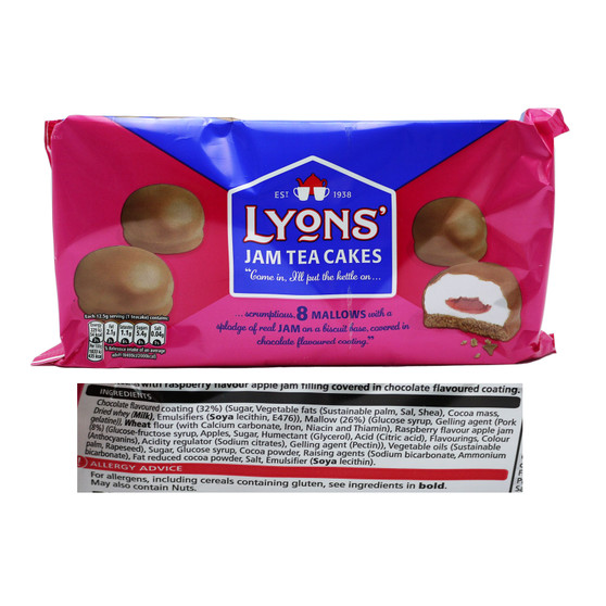 Lyons Jam Teacakes 100g