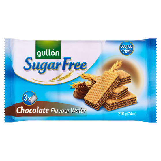 Gullon Wafer Sugar Free Chocolate Flavour  180g