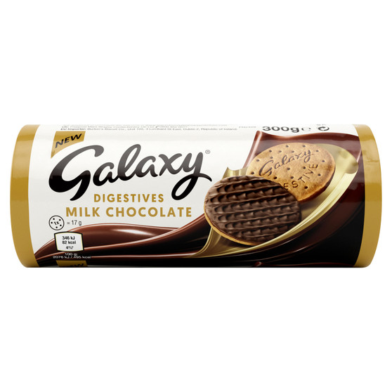 Galaxy Biscuits Milk Choc Digestives 300g