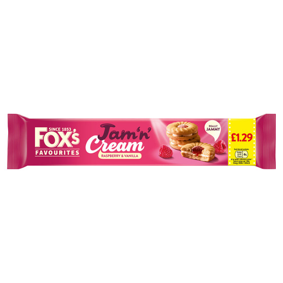 Foxs Jam & Cream 150g