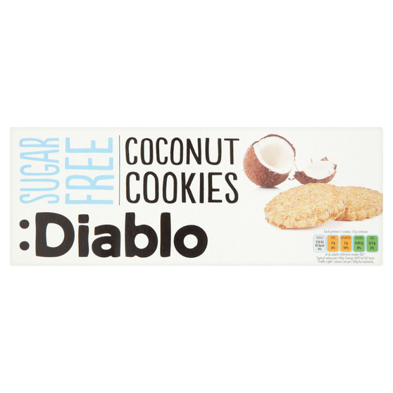 Diablo Sugar Free Cookies Coconut 150g