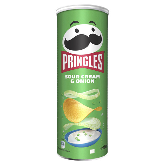 Pringles Sour Cream And Onion 165g