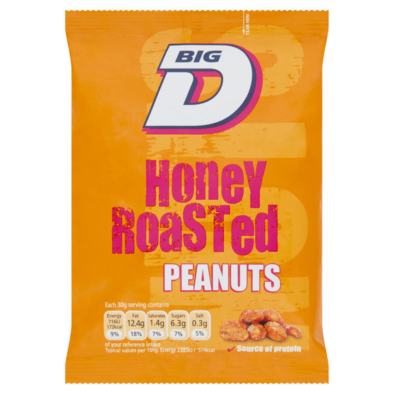 Big D Honey Roasted Peanuts 160g